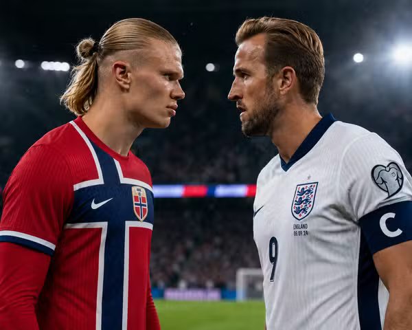 Haaland e Kane protagonizam duelo de gigantes por vaga na semifinal